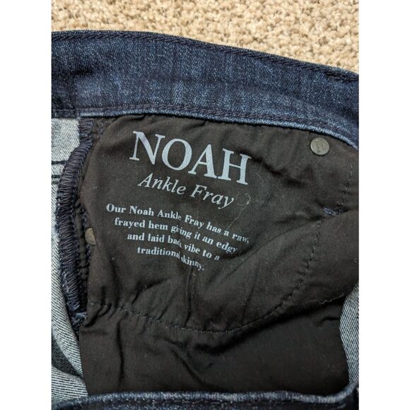 Black Orchid Womens Jeans Noah Ankle Fray Dark Wash Stretch Size 26 - Picture 4 of 6